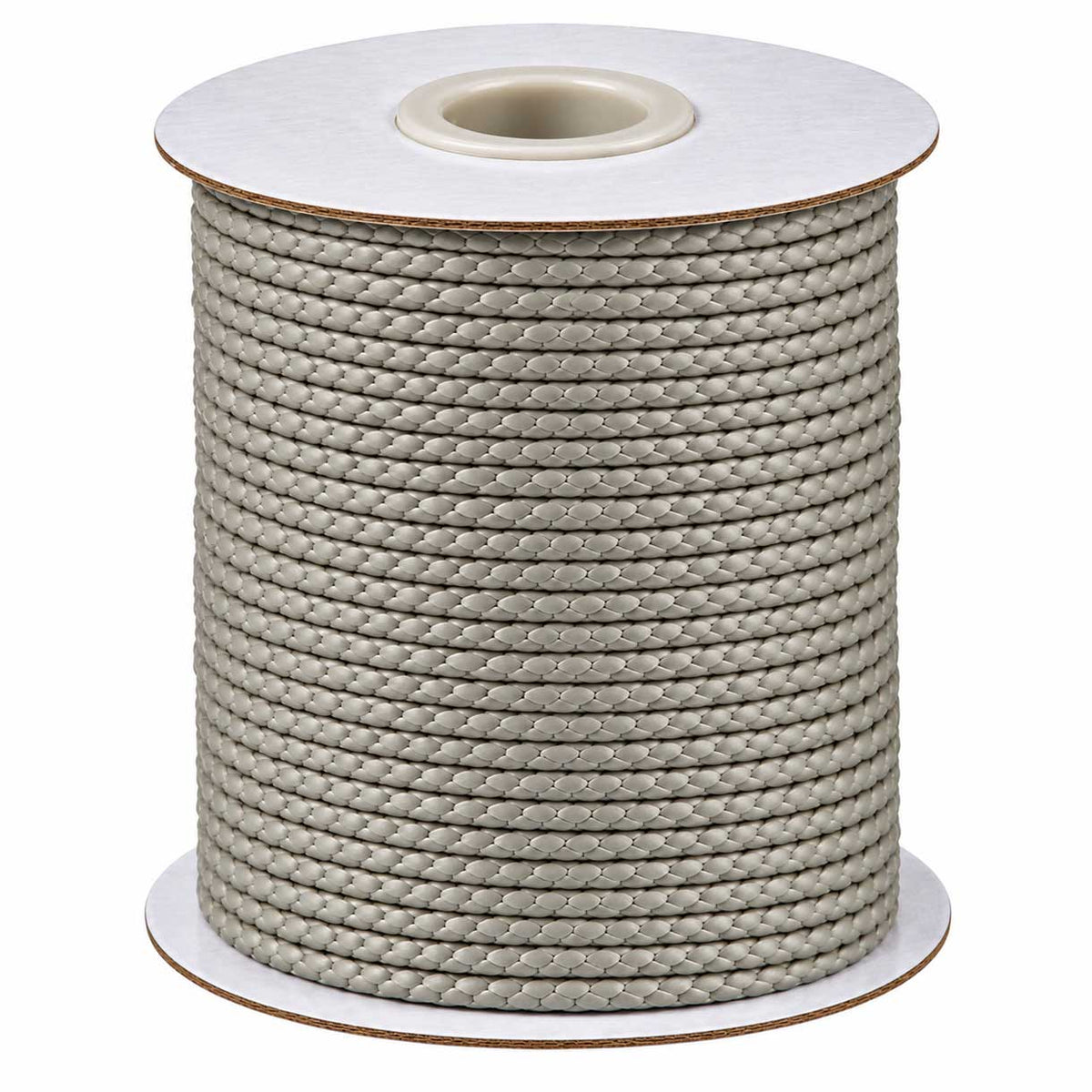 2 mm Light Gray Round Waxed Polyester Cord/Thread 90 yd (82 m) 280-