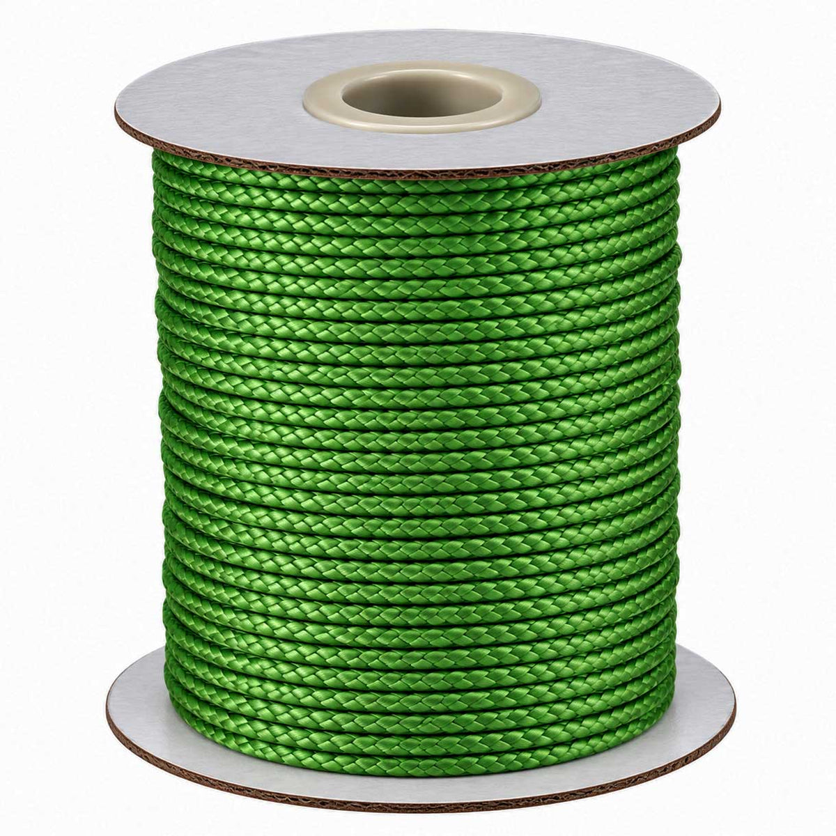 2 mm Lime Green Round Waxed Polyester Cord/Thread 90 yd (82 m) 280-