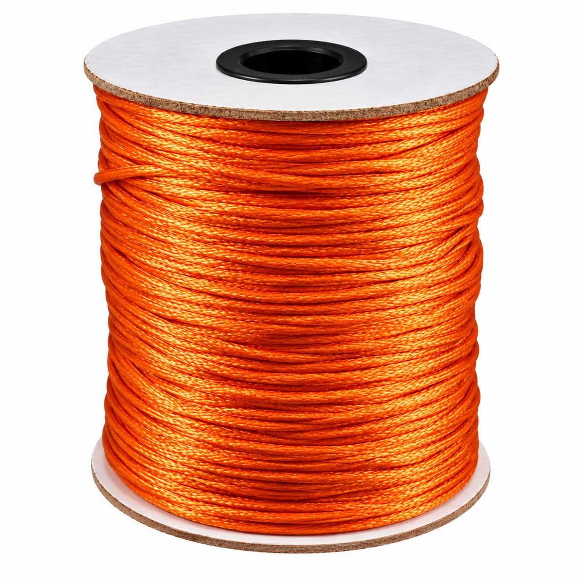 2 mm Orange Nylon Rattail Satin Cord/Thread 100 yd (91.5 m) 280-
