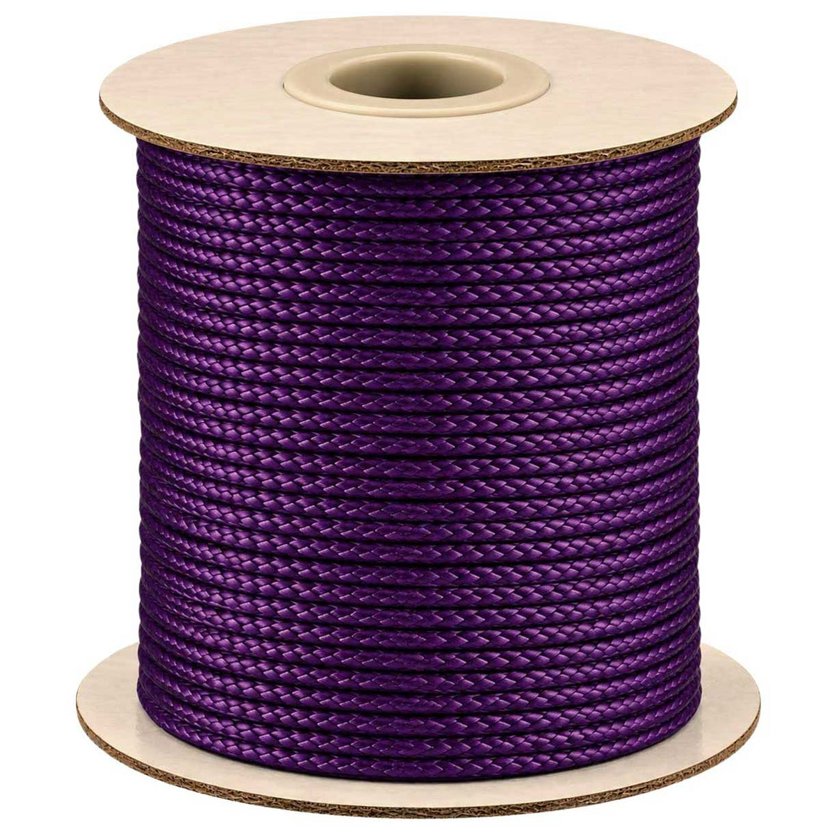 2 mm Purple Round Waxed Polyester Cord/Thread 90 yd (82 m) 280-