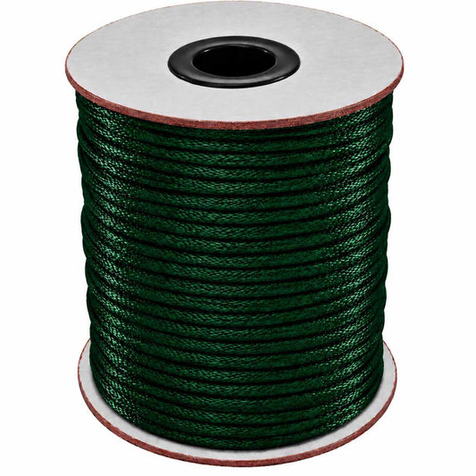 2 mm Sea Green Nylon Rattail Satin Cord/Thread 100 yd (91.5 m) 280-