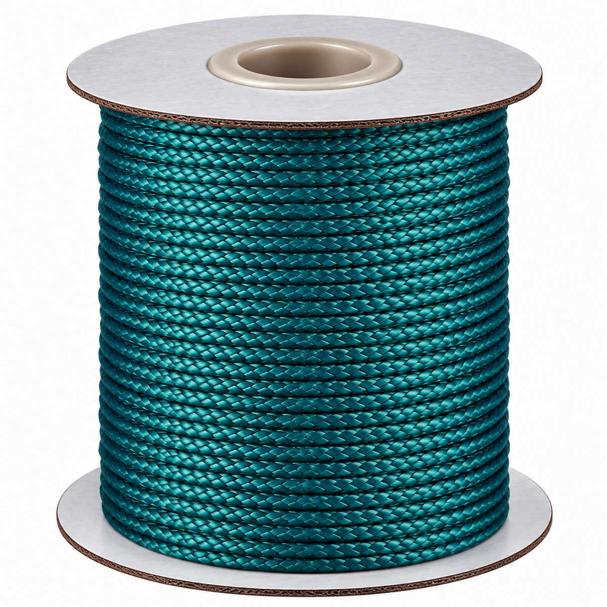 2 mm Teal Round Waxed Polyester Cord/Thread 90 yd (82 m) 280-