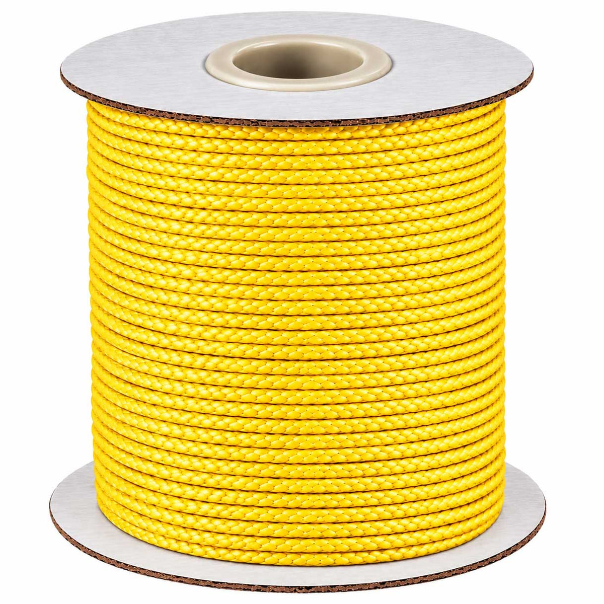 2 mm Yellow Round Waxed Polyester Cord/Thread 90 yd (82 m) 280-