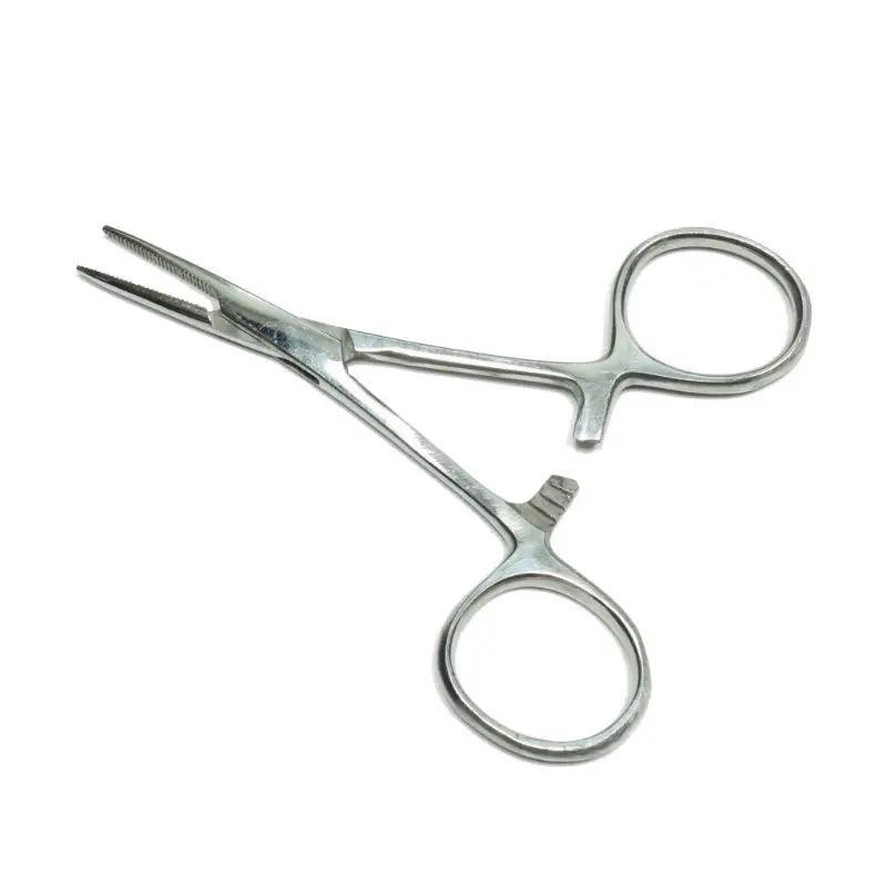 3 1/2 Inch Forceps Straight Nose Stainless Steel (1Pack)  paracordwholesale