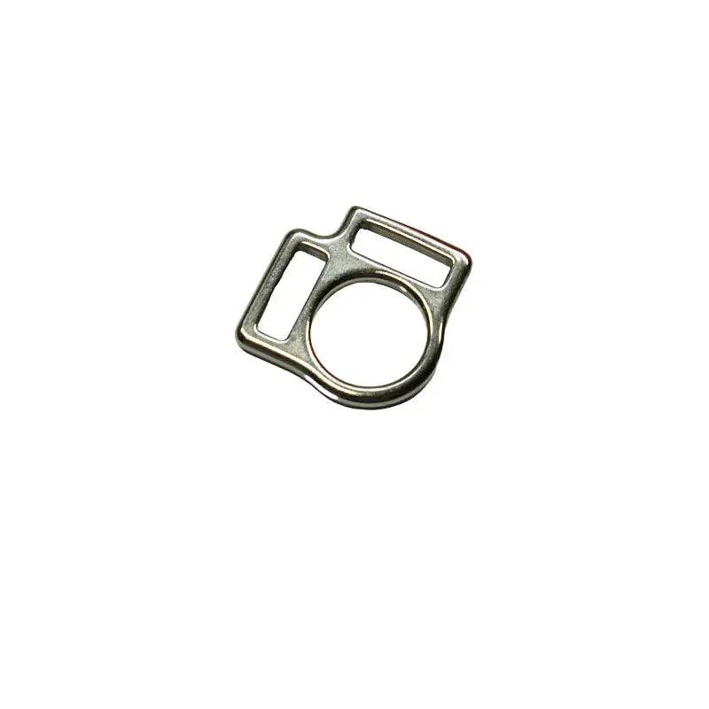 3/4 Inch 2 Sided Stainless Steel Halter Square (1 Pack)  paracordwholesale