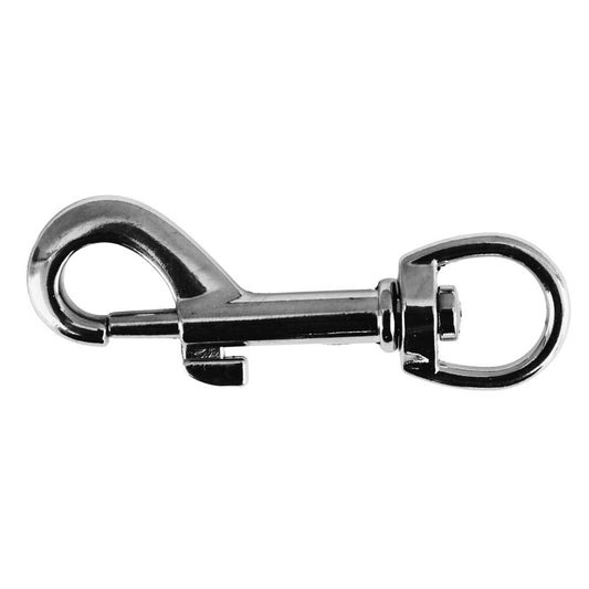 3" Heavy Duty Rounded End Leash Swivel Snap Bolt (1 Pack)