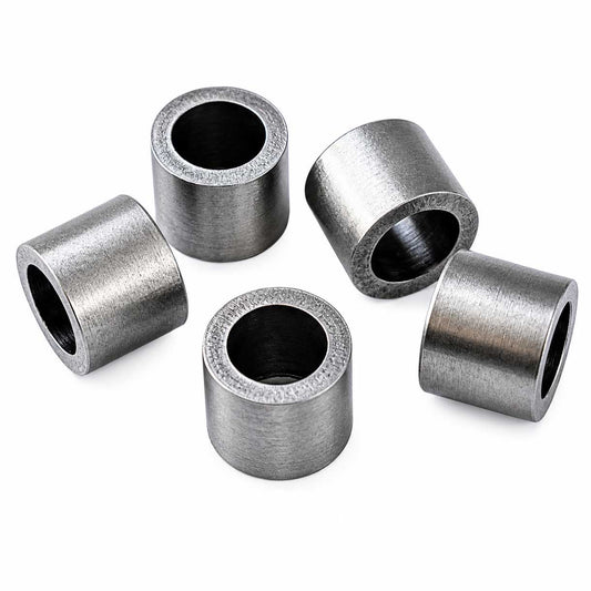 304 Stainless Steel Antique Silver Round Column Bead/Charm El Wood Braiding Co