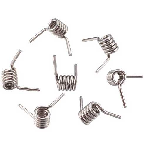 304 Stainless Steel Barb Wire Spring Bead/Charms (2 Pack)