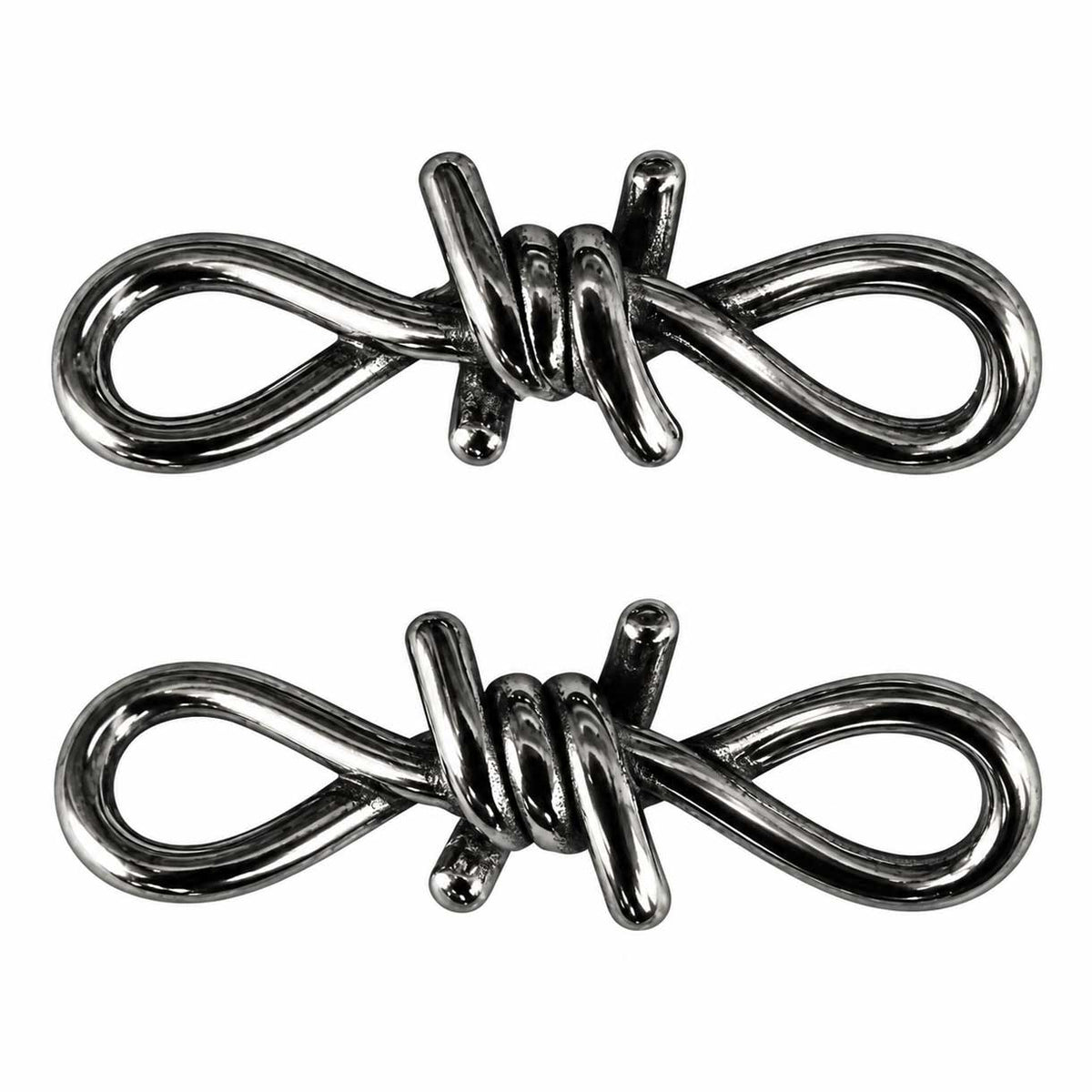 304 Stainless Steel Barbed Wire Bead/Charms (2 Pack) China
