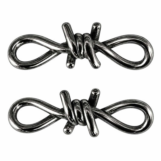 304 Stainless Steel Barbed Wire Bead/Charms (2 Pack) China