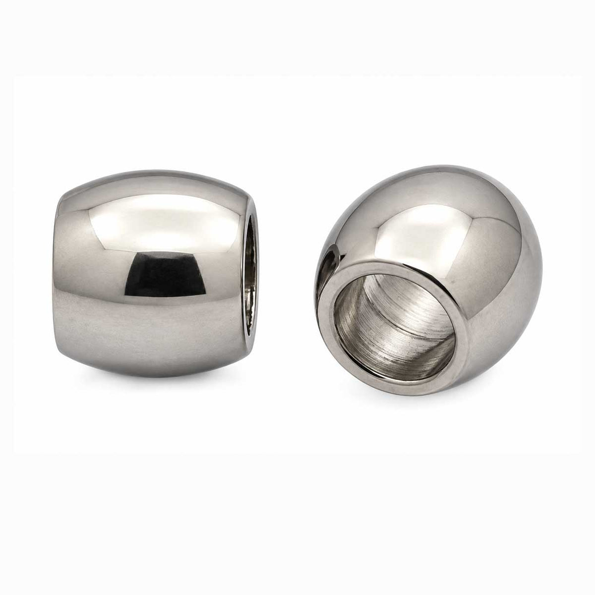 304 Stainless Steel Barrel Bead/Charm