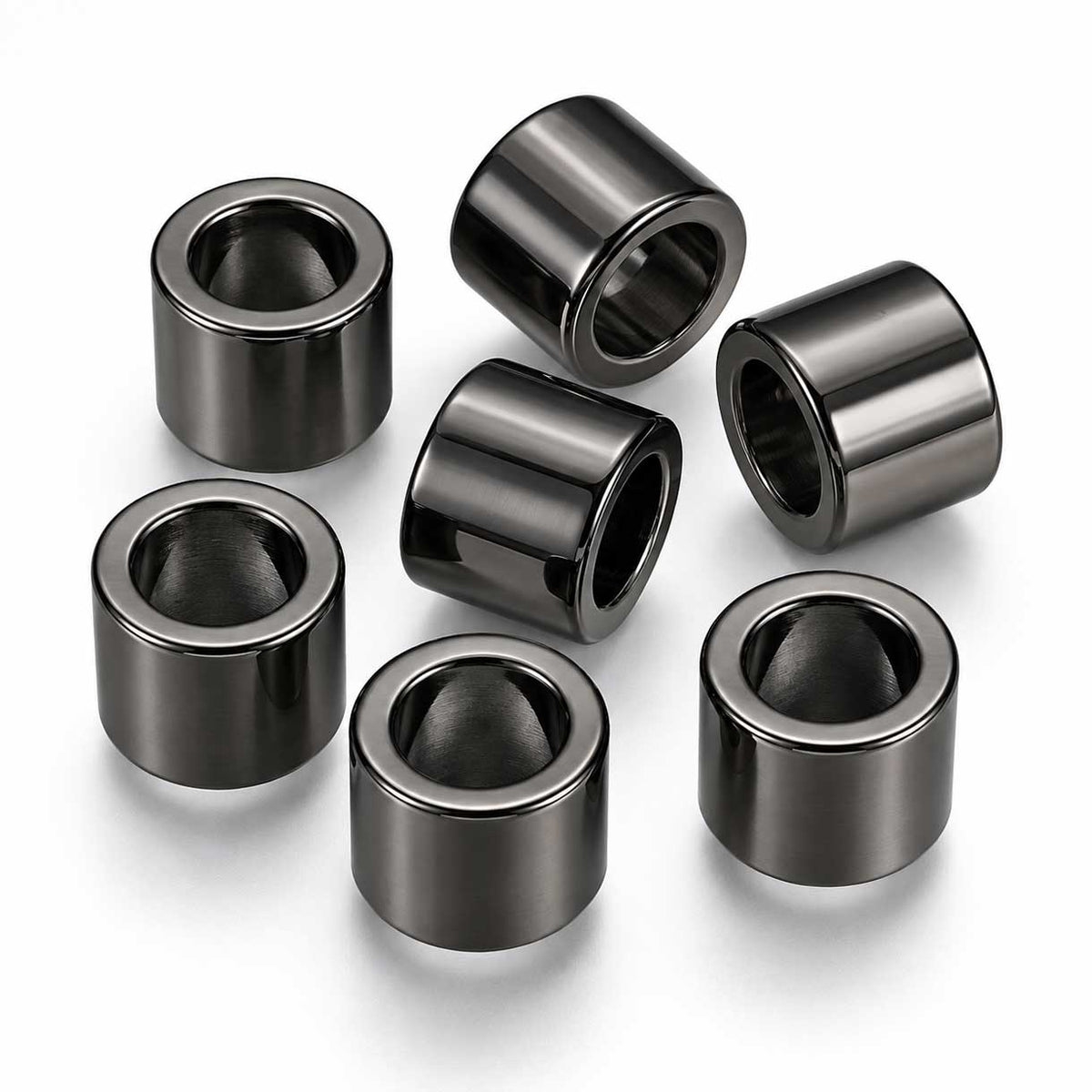304 Stainless Steel Gunmetal Bead/Charm (5 Pack) 280-