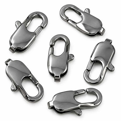 304 Stainless Steel Lobster Claw Clasps 18x9x4 mm Hole: 2x4 mm (5 Pack) 280-