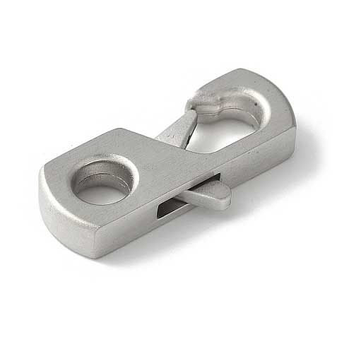 304 Stainless Steel Lobster Claw Clasps 26x11x4.5mm Hole: 5x4.5mm (1 Pack)