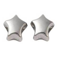304 Stainless Steel Star Bead/Charm (5 pack)