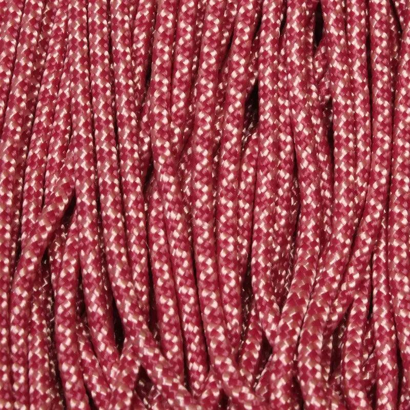 325-3 Paracord Diamonds Rose Pink with Fuchsia Made in the USA (100 FT.)  163- nylon/nylon paracord
