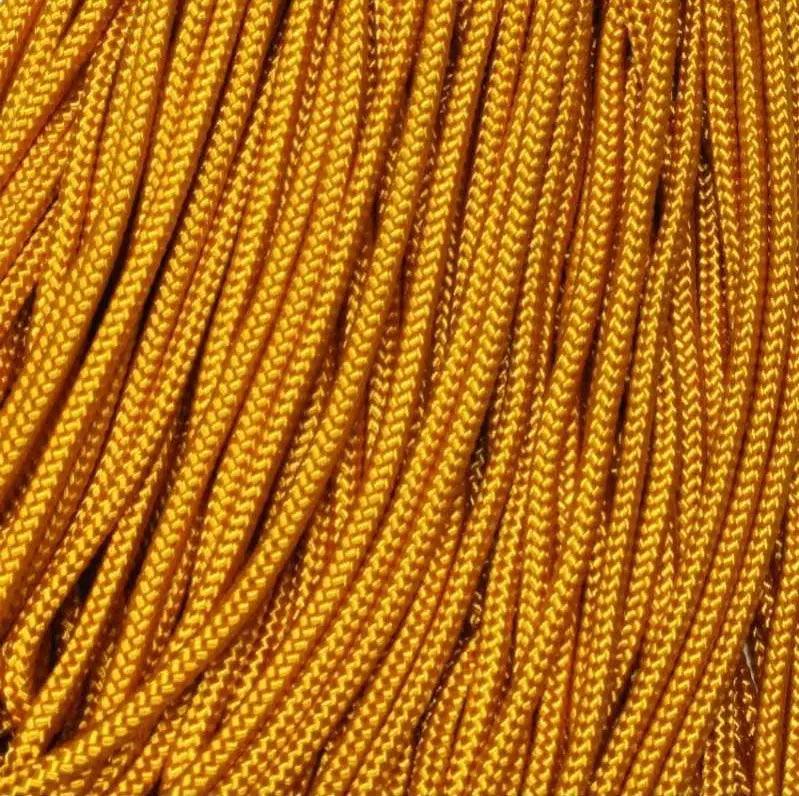 325-3 Paracord Goldenrod Made in the USA (100 FT.)  163- nylon/nylon paracord