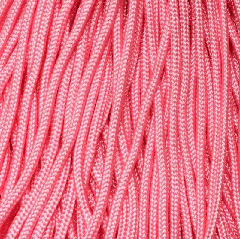 325-3 Paracord Rose Pink Made in the USA (100 FT.)  163- nylon/nylon paracord