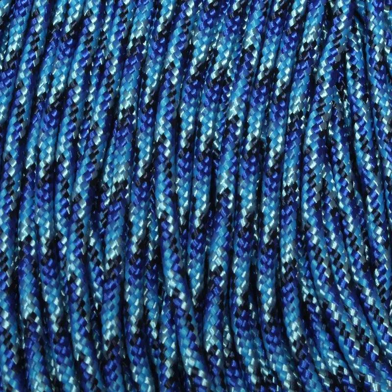 325-3 Paracord Blue Blend Made in the USA Nylon/Nylon (100 FT.) - Paracord Galaxy