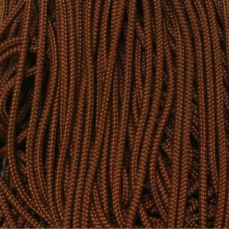 325-3 Paracord Chocolate Brown Made in the USA Nylon/Nylon (100 FT.) - Paracord Galaxy