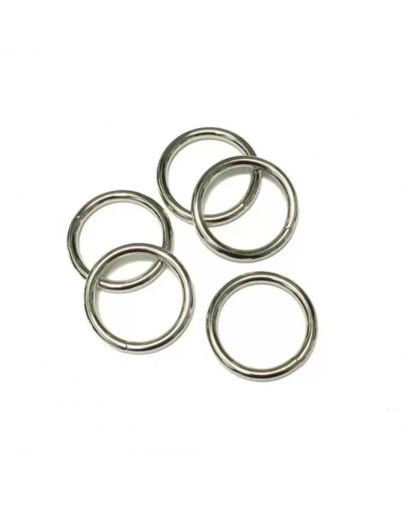 3/4 Inch Welded Steel O Ring (10 Pack) - Paracord Galaxy