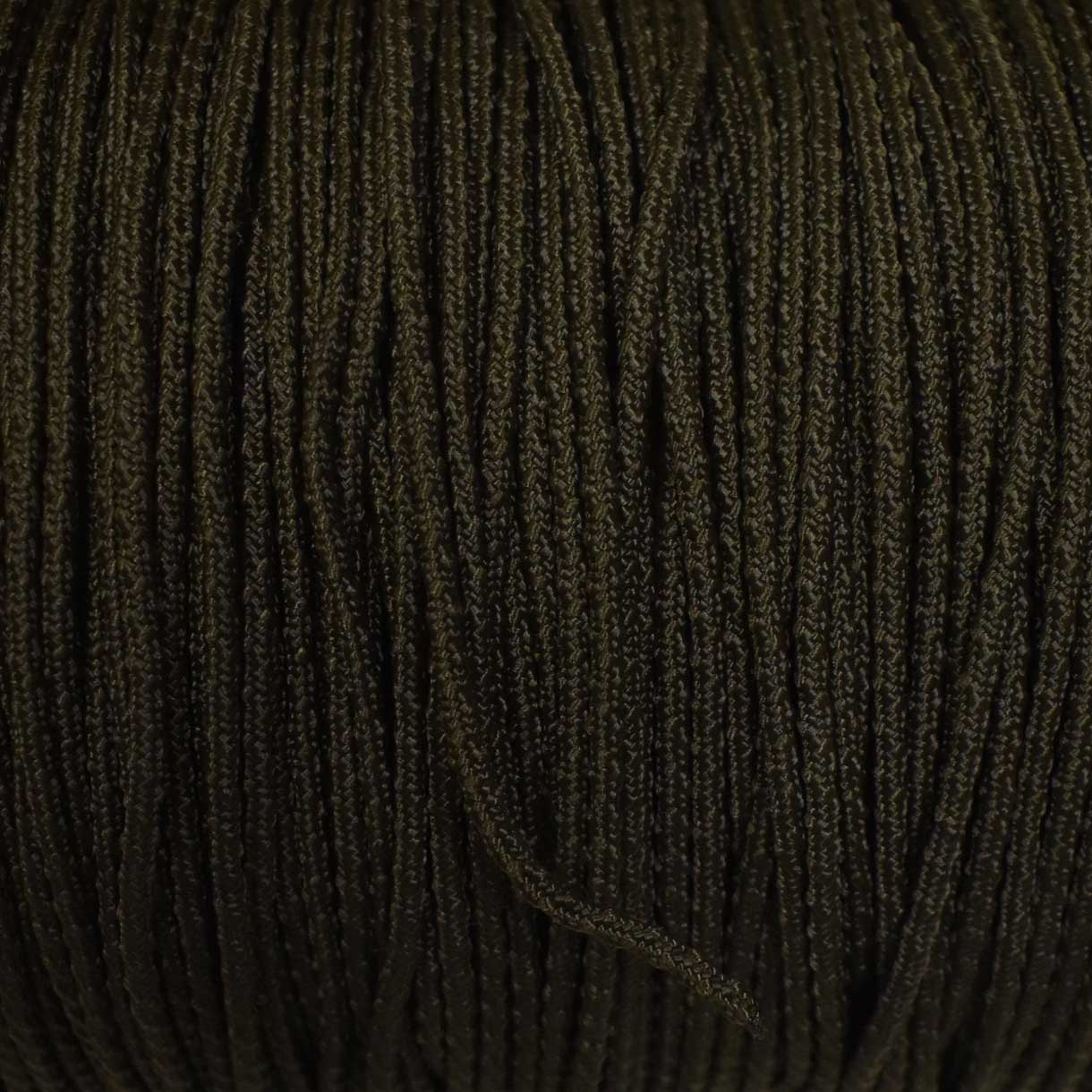 *3 mm (1/8”) Bump Cord Ranger Green Made in the USA 100% Nylon