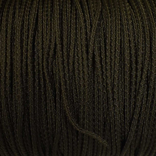 *3 mm (1/8”) Bump Cord Ranger Green Made in the USA 100% Nylon