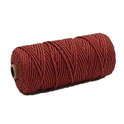 3 mm ((3/32") Brown Twisted Cotton Macrame Rope 100 m (109 yd) 280-
