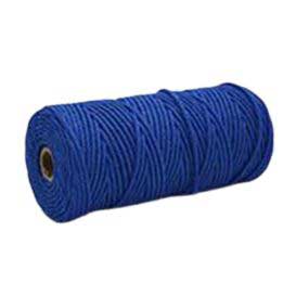 3 mm ((3/32") Dark Blue Twisted Cotton Macrame Rope 100 m (109 yd) 280-