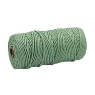 3 mm ((3/32") Dark Sea Green Twisted Cotton Macrame Rope 100 m (109 yd) 280-