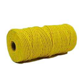 3 mm ((3/32") Yellow Twisted Cotton Macrame Rope 100 m (109 yd) 280-