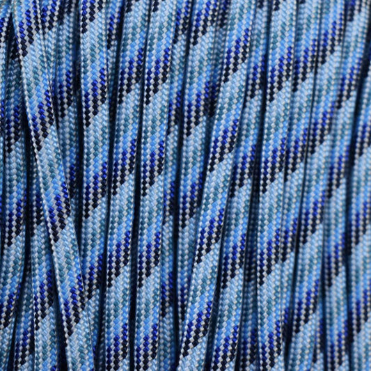 4.0mm (5/32”) 550 Paracord Sunset Blue Made in the USA Nylon/Nylon (100 ft)