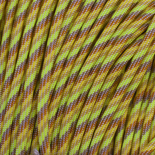 4.0mm (5/32”) 550 Paracord Sunset Gold Made in the USA Nylon/Nylon (100 ft)