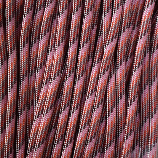 4.0mm (5/32”) 550 Paracord Sunset Red Made in the USA Nylon/Nylon (100 ft)