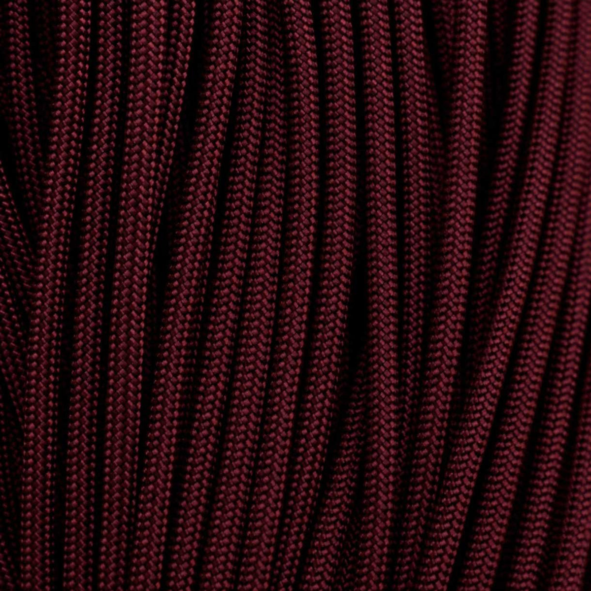 4.75 mm (3/16”) 750 Paracord Burgundy Made in the USA Nylon/Nylon (100 ft) El Wood Braiding Co