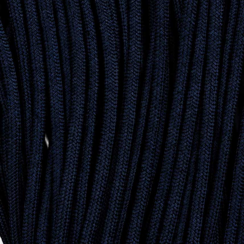 4.75 mm (3/16”) 750 Paracord Midnight Blue Made in the USA Nylon/Nylon (100 ft) El Wood Braiding Co