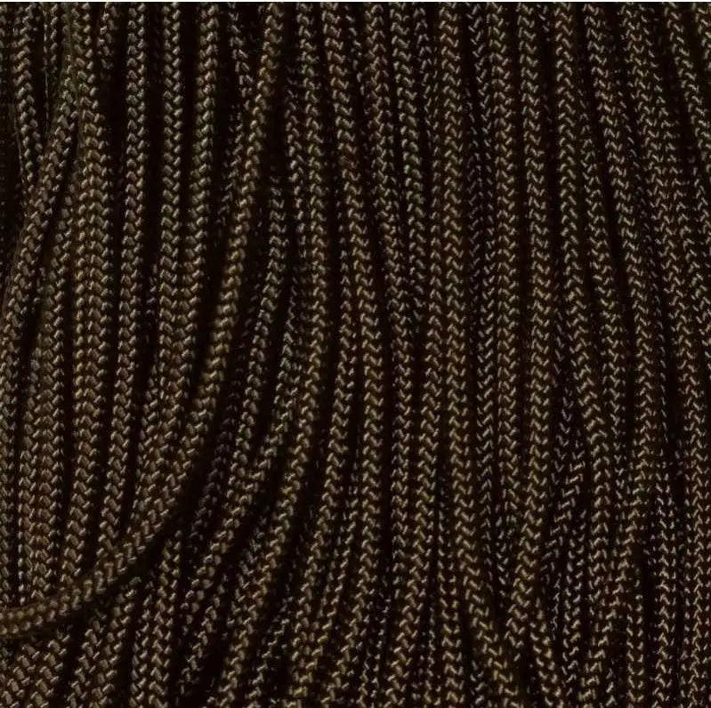 425 Paracord Brown Dark Acid Made in the USA (100 FT.)  163- nylon/nylon paracord