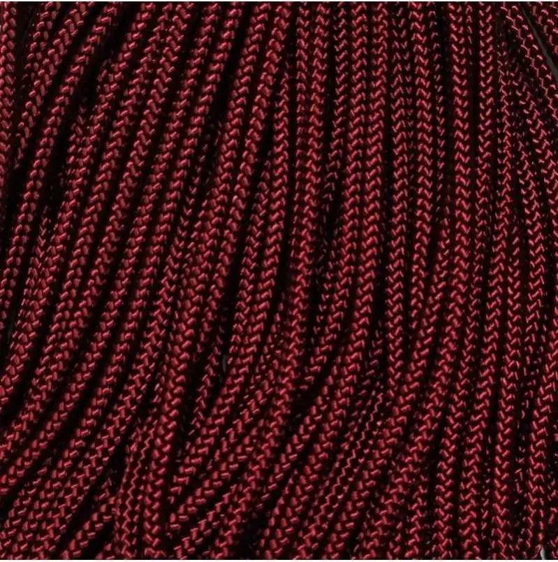 425 Paracord Burgundy Made in the USA (100 FT.)  163- nylon/nylon paracord