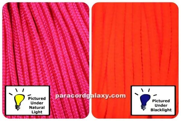 425 Paracord NEON Pink Made in the USA (100 FT.)  163- nylon/nylon paracord