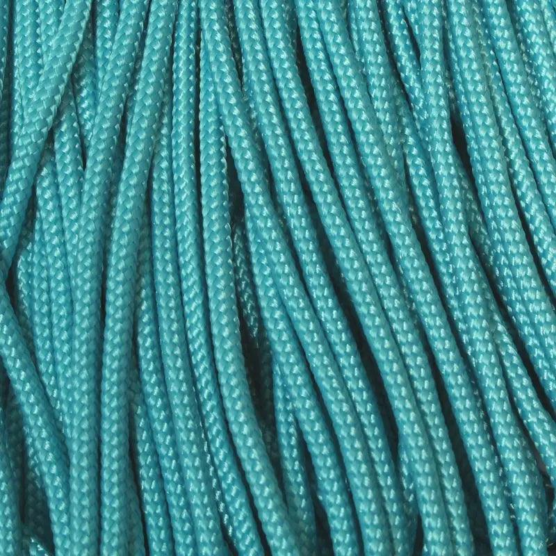 425 Paracord Neon Turquoise Made in the USA (100 FT.)  163- nylon/nylon paracord