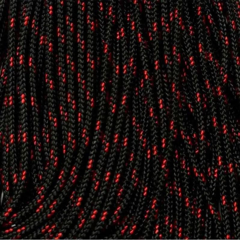 425 Paracord Thin Red Line Made in the USA (100 FT.)  163- nylon/nylon paracord