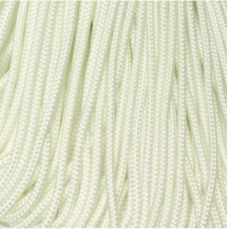425 Paracord White Made in the USA (100 FT.)  163- nylon/nylon paracord