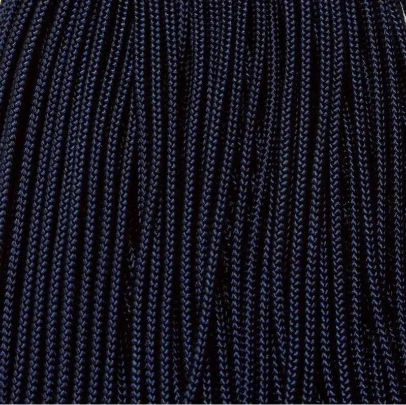 425 Paracord Blue Midnight Made in the USA Nylon/Nylon (100 FT.) - Paracord Galaxy
