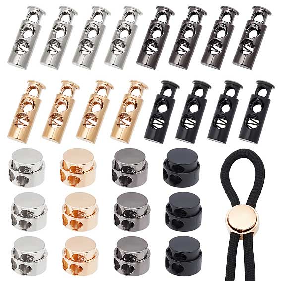 48 Pcs 8 Styles Cord Lock/Stop (1 Set) paracordwholesale