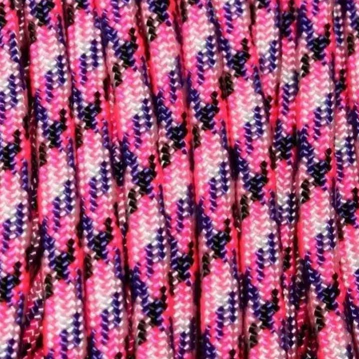 4 mm (5/32”) 550 Paracord Country Girl Camo (DR) Made in the USA Nylon/Nylon
