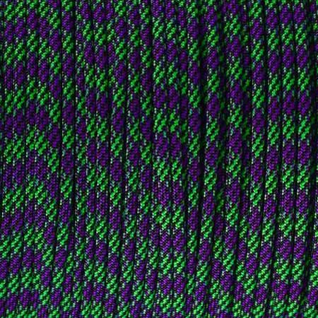4 mm (5/32”) 550 Paracord Dark Matter Made in the USA Nylon/Nylon (100 ft)
