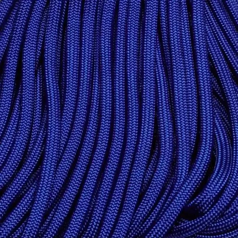 4 mm (5/32”) 550 Paracord Electric Blue Made in the USA Nylon/Nylon