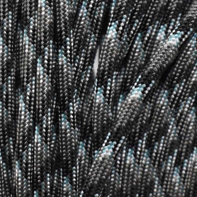 4 mm (5/32”) 550 Paracord Force Field Made in the USA Nylon/Nylon (100 ft) El Wood Braiding Co