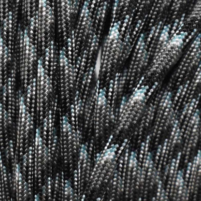 4 mm (5/32”) 550 Paracord Force Field Made in the USA Nylon/Nylon (100 ft) El Wood Braiding Co