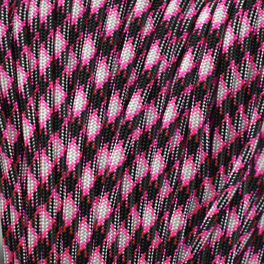 4 mm (5/32”) 550 Paracord Girl Time Made in the USA Nylon/Nylon (100 ft)